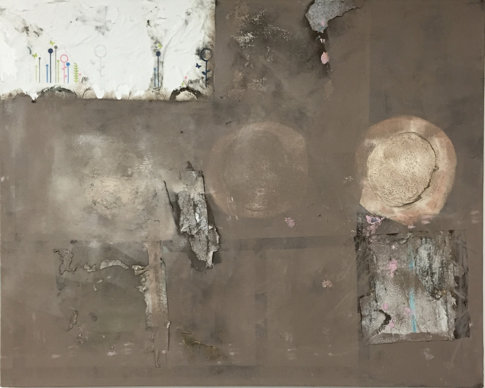History of a Picnic, 2015 Mix media on canvas 90 x 115 cm