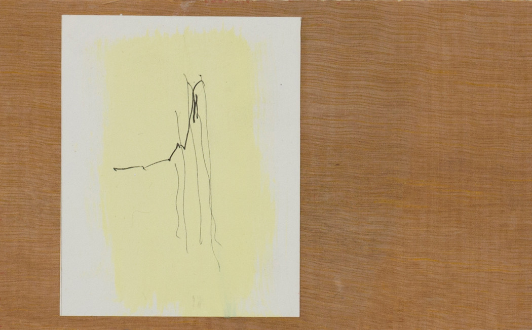 Figure, 2014
Ink on paper on wood
9 x 16 cm Sold