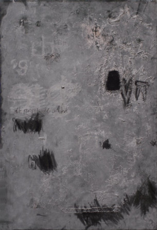 Et puis merde alors ! Mixed media on canvas 94 x 61 cm Sold