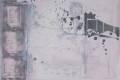 La Nuit tous les Chats sont Gris…, 2015 Mixed media on canvas, 60 x 90 cm